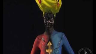 preview picture of video 'Konkurs bodypainting w Gryfinie, grupa Camouflage'