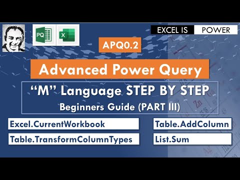 APQ0.2:Advanced PQ(form a query using Advanced Editor)M Language STEP BY STEP-Beginner's Guide-PART3
