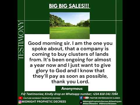 Midnight Prophetic Decrees with Pastor Onyedikachi Ojiako. 13th June, 2023