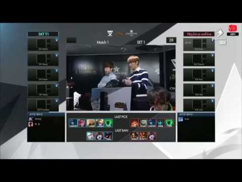 SKT T1 vs Najin e-mFire  LCK Spring 2015 full HD