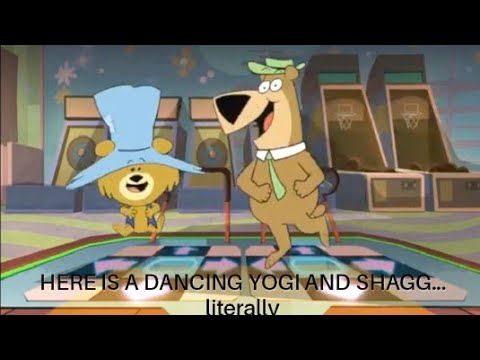 Here is a dancing Yogi and Shagg