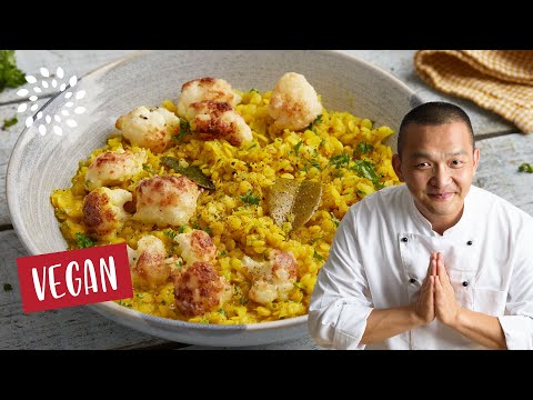 Herrliches Curry 🍲 | Linsencurry mit gebratenem Blumenkohl