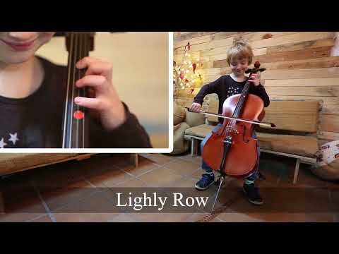 3. Lightly Row - Cello tutorial by Timo - Suzuki book 1