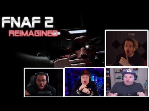 Gamers React To Their First Jumpscare - (Roblox: FNAF 2 Reimagined)