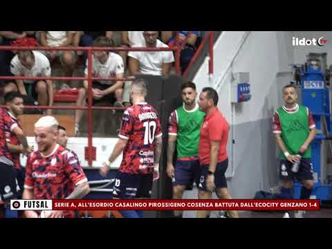 Futsal, 2a giornata di Serie A: Pirossigeno Cosenza-Ecocity Futsal Genzano 1-4