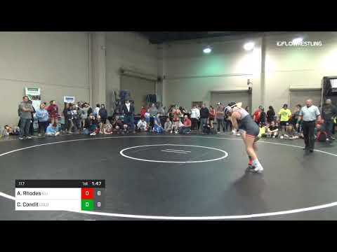117 Lbs Rr Rnd 3 Abby Rhodes Illinois Dual Vs Cayden Condit Colorado Dual