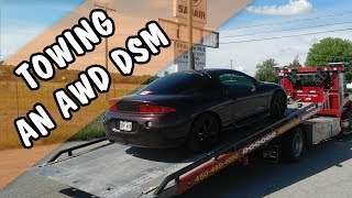 Towing an AWD DSM from the front or on a Dolly - Video response to ESD member