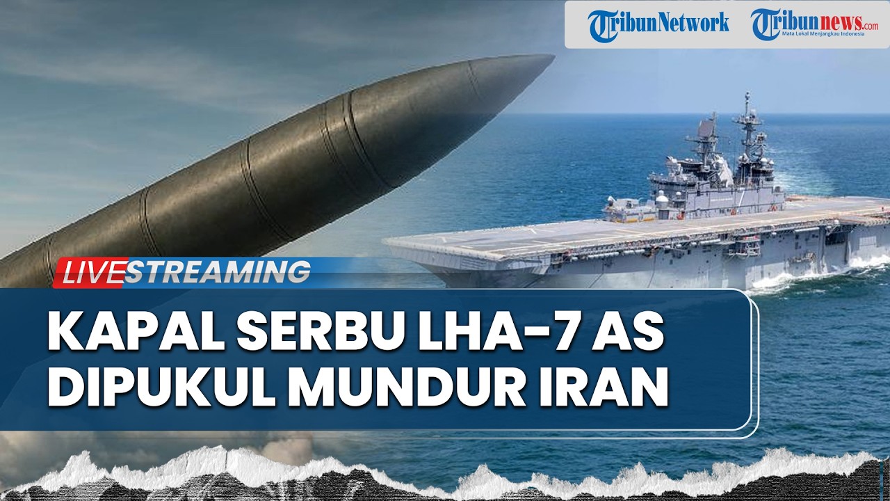 Kapal Serbu Amfibi LHA-7 AS Mundur Dihantam Rudal Iran, Satelit Mata-mata Rusia Bidik Washington