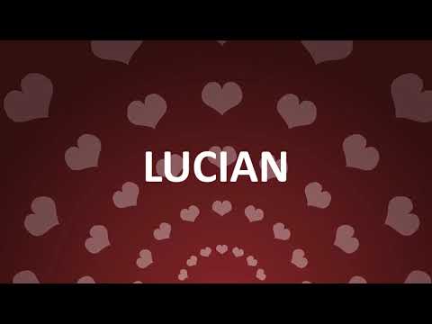 HAPPY BIRTHDAY LUCIAN