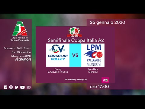 Semifinali Coppa Italia A2 2020 - Omag San Giovanni in Marignano vs LPM BAM Mondovì