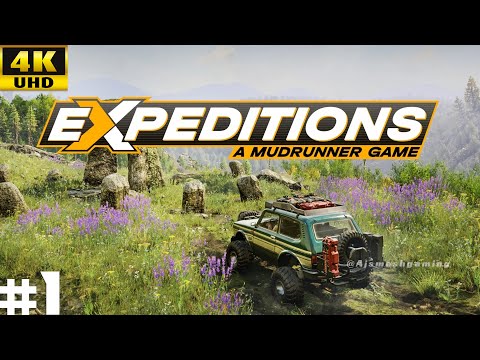Expeditions A MudRunner Game Walkthrough Gameplay | Part - 1 [4KUHD] #expeditionsamudrunnergame