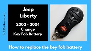 Jeep Liberty Key Fob Battery Replacement (2002 - 2004)