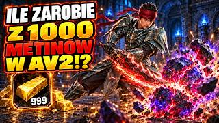 Thumbnail - ILE ZAROBIŁEM Z 1000 METINÓW W GROCIE WYGNAŃCÓW v2 - PROJEKT HARD #15