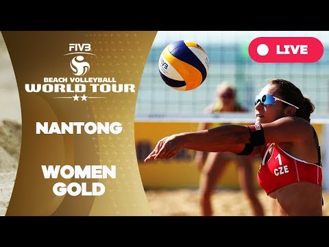 Волейбол Nantong 2-Stars — 2018 FIVB Beach Volleyball World Tour — Women Gold Medal Match