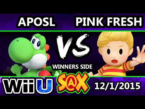S@X 126 - VGBC | Aposl (Yoshi) Vs. Pink Fresh (Lucas) SSB4 Tournament - Smash Wii U - Smash 4