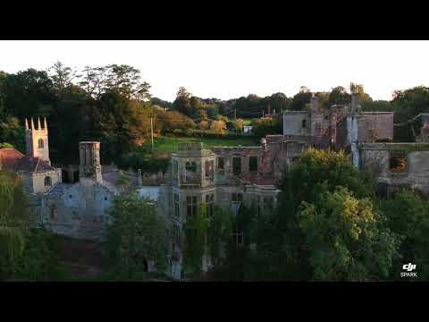 Guys Cliffe House, Warwick drone views