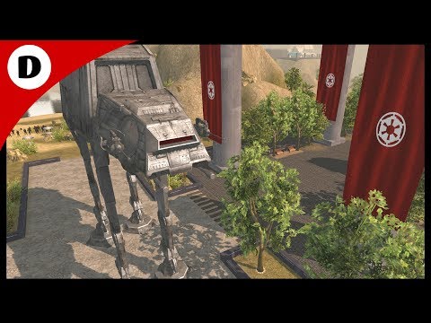 STEALING AN AT AT WALKER - Men of War: Star Wars Mod