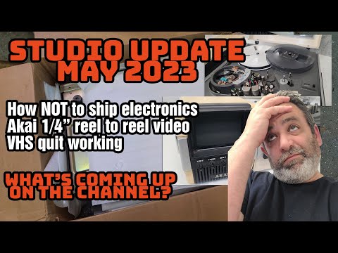 May 2023 Studio Update - How NOT to Ship an Elcaset and Upcoming Projects