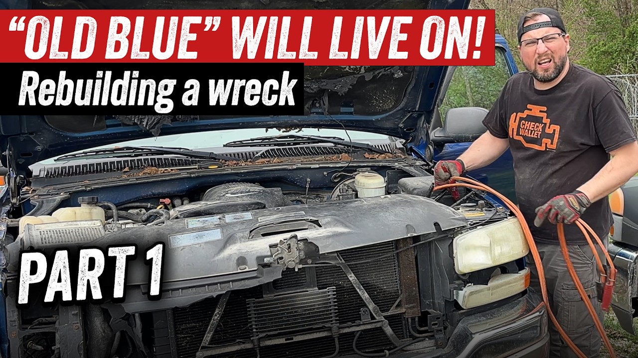 Rebuilding a wrecked GMC Sierra Z71 - 