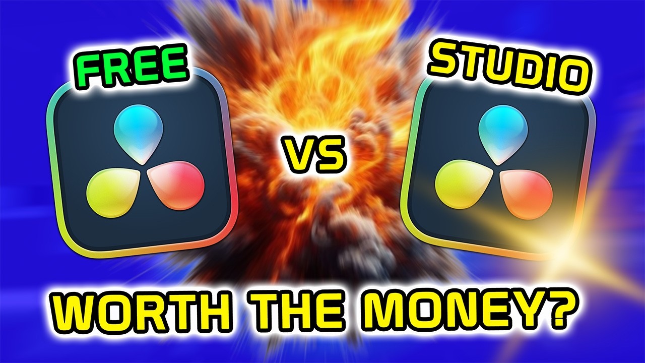 What's the Difference Between Studio & Free Version? Davinci Resolve Break Down 🔍