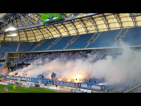 Pirotechnika w Kotle podczas Lech Poznań - Lechia Gdańsk 0:0 (21.05.2017)