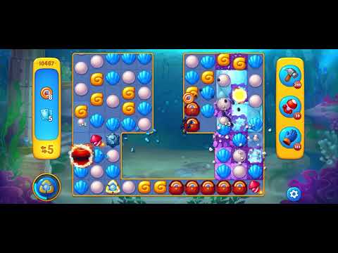 Fishdom level 10467 no boosters フィッシュダム ノーマル