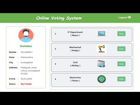 Online Voting System screenshot 3