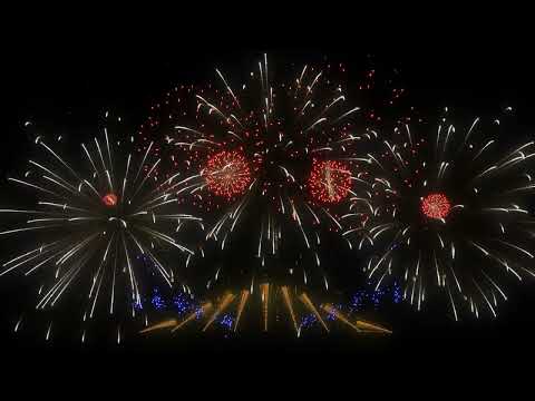 (4K) Adele "Set Fire to Rain" synchronized fireworks show