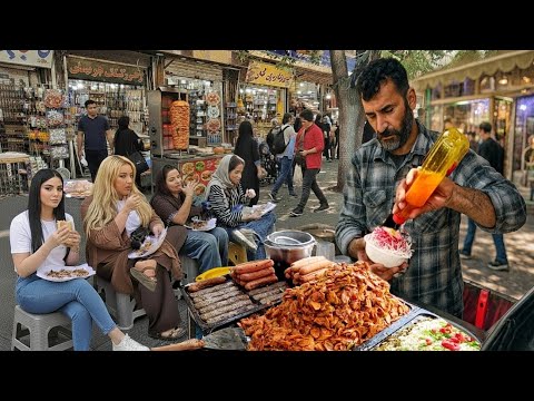 🇮🇷IRAN Street Food Tour In the Bustling Grand Bazaar!!!🤤MOUTH WATERİNG