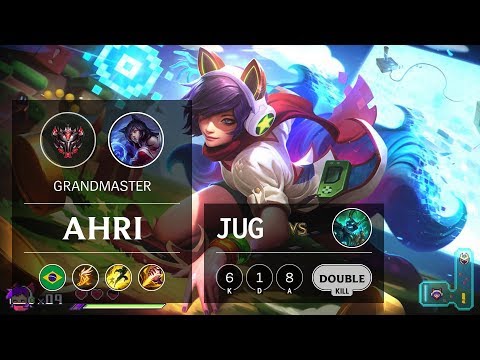 Ahri Jungle vs Hecarim - BR Grandmaster Patch 9.15