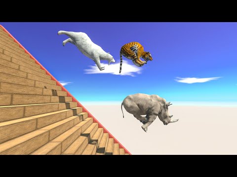 Fall Down the Stairs and Take Down the Mini Scourge - Animal Revolt Battle Simulator