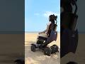 🌊☀ Effortlessly glide over sand and enjoy the sunshine with the intelligent wheelchair!