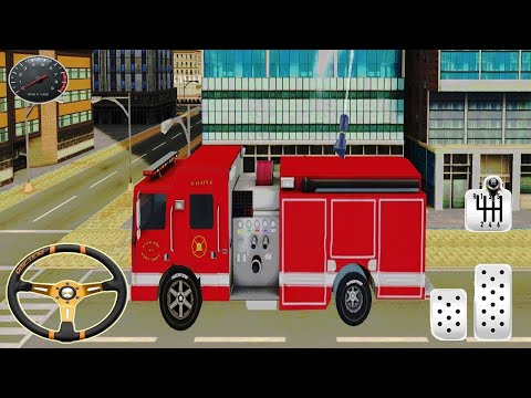Fire Truck Driving Simulator 2021 - Best Android Gameplay