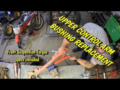 2021 Can Am X3 Upper Control arm bushing removal and replacement with Torque Specs Included