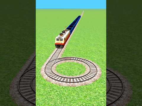🐍TRAIN CROSSIN CIRCLES TRACK💖 #funk #music #phonk #train #game