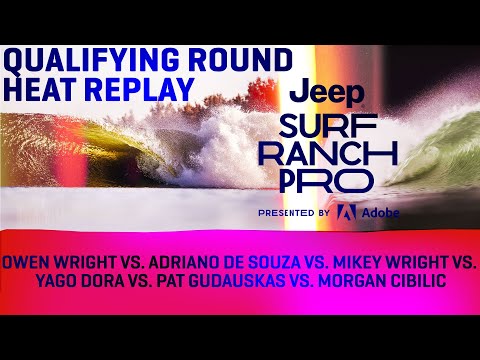 Owen Wright, Adriano de Souza, Mikey Wright, Yago Dora, Pat G, Morgs Jeep Surf Ranch Pro HEAT REPLAY