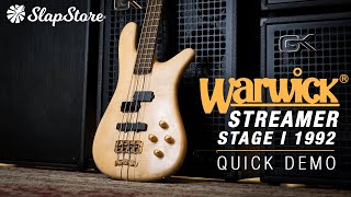 Video thumbnail for Quick Demo: Warwick Streamer Stage I 1992 (ft. @DavidVause ) by SlapStore