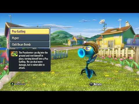 Peashooter - All Abilities | Plants Vs Zombies Garden Warfare