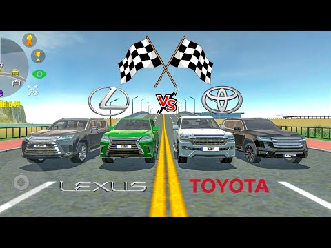 Car Simulator 2 | Toyota Land Cruiser VS Lexus LX | New VS Old | Race & Top Speed | Android Gameplay
