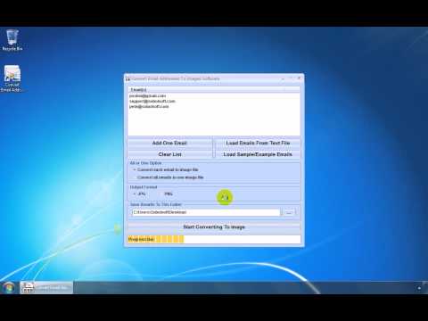 Convert Email Addresses To Images Software