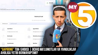 “Gapiring” tok-shousi | Ochiq ma’lumotlar va yangiliklar aholiga yetib bormayaptimi?