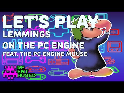 Let's Play: Lemmings on the PC Engine using the PC Engine Mouse