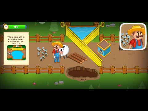Township Mini Game Ads. Save the Farmer & Sheep From Bees. Pull The Pin.