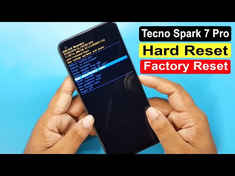 Tecno Spark 7 Pro Hard Reset & Factory Reset | Tecno Spark 7 Pro (KF8) Pattern Unlock Easy Method |