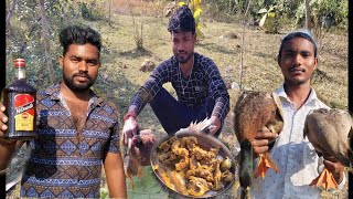 Batak Curry  Rum Ke Sath Village style in Jharkhand / Duck Curry And Rum