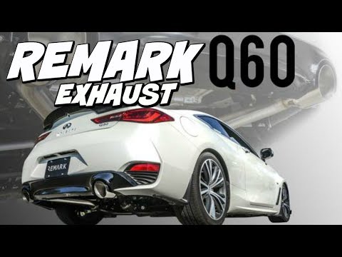 REMARK AXLE BACK EXHAUST INFINITI Q60 - UNBOXING!!