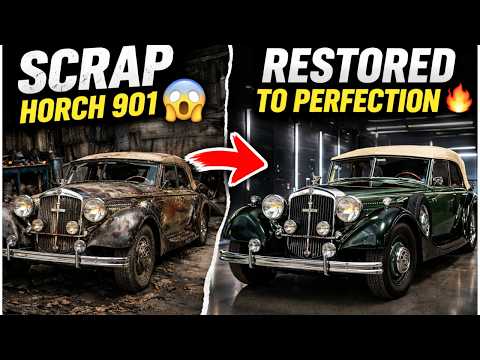 Thumbnail for Horch 901 FULL Restoration | 1930s Luxury Car Rebuilt from Scrap to Glory 1960s–1970s Revival Story by Horch