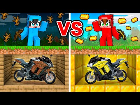 Encontramos las MEJORES MOTOS ENTERRADAS en Minecraft!