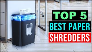 Top 5 Best Paper Shredder for Home & Office [2024 Review]