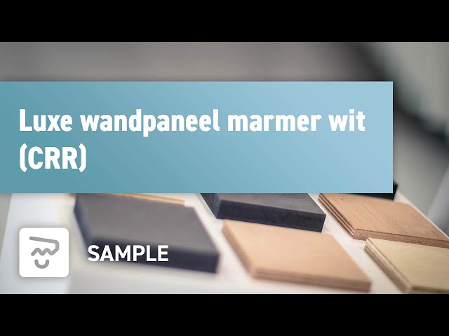 Luxe wandpaneel marmer wit (CRR)